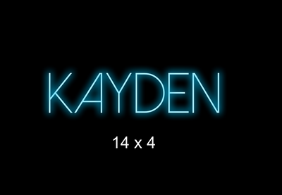 custom neon sign for Jennifer