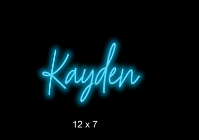 custom neon sign for Jennifer
