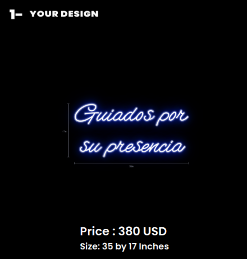 custom sign for Marisol Sainz
