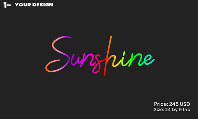Custom sign for Sunshine Bobbi