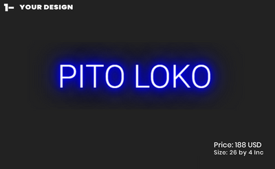 custom sign for Maria villa