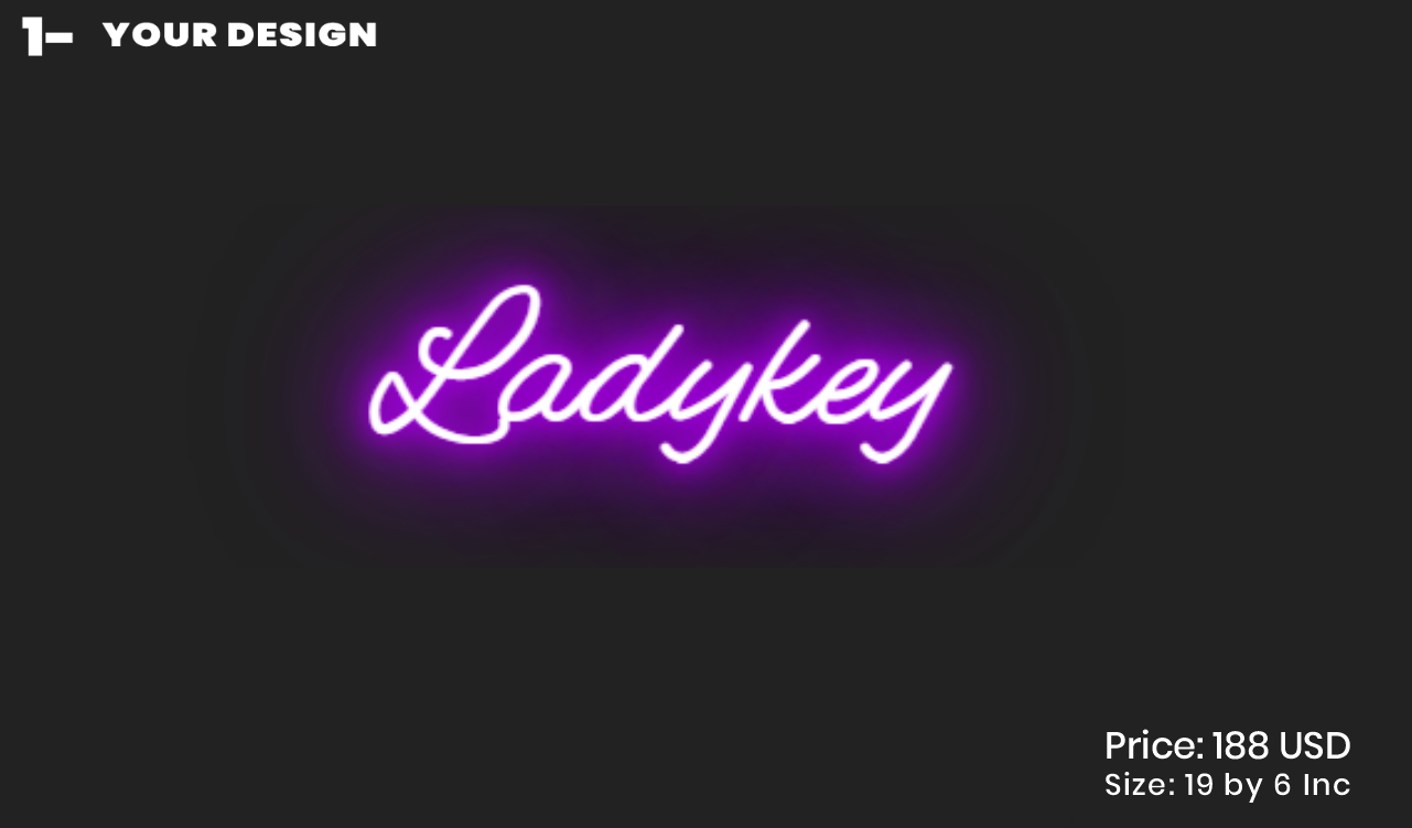 custom sign for Kiara Gainey