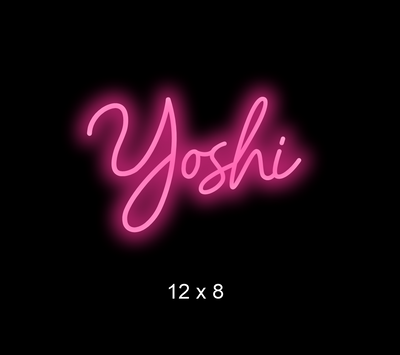 Custom Neon sign for Villalovos
