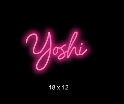 Custom Neon sign for Villalovos