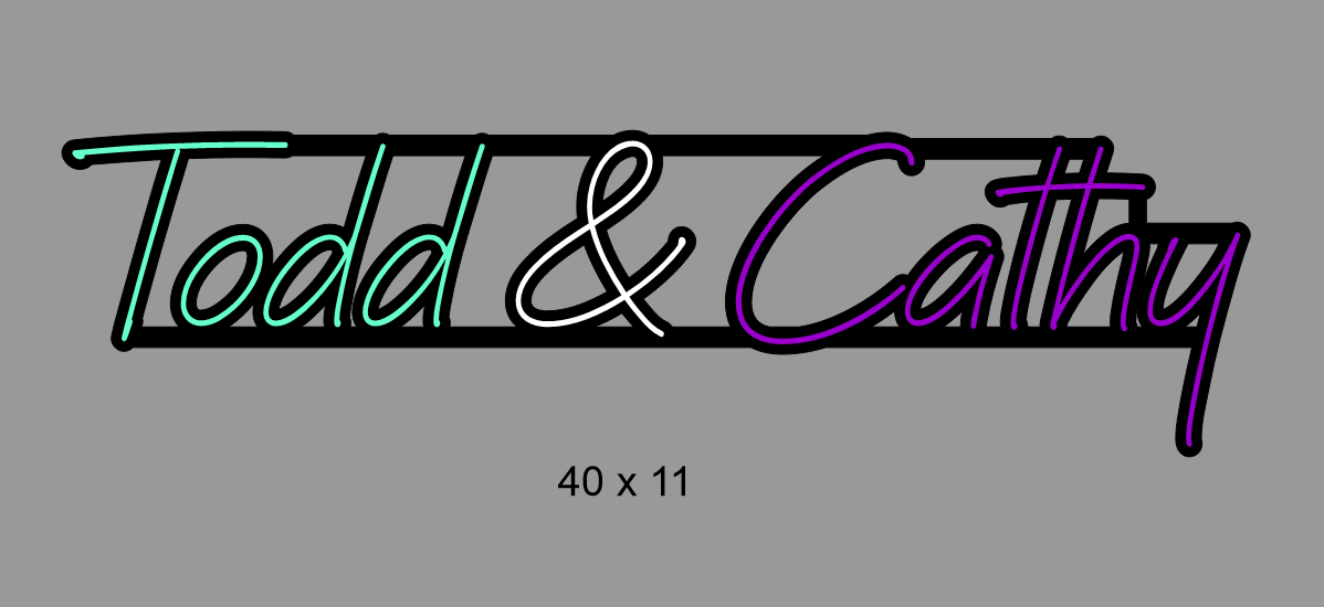 Custom Neon sign for Catherine