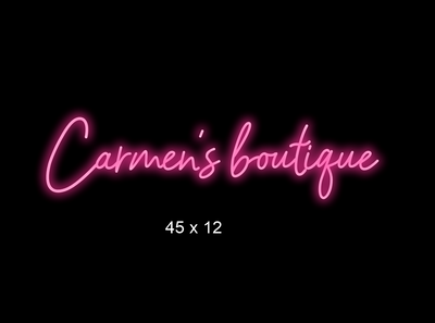 Custom Neon sign for Sheridan Rodriguez