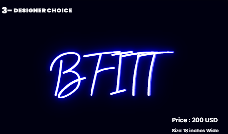 Custom Neon Sign For BFITT