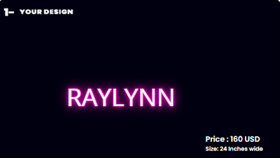 Custom Neon Sign For JOHN WHITTAKER