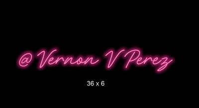 Custom Neon sign for Vernon
