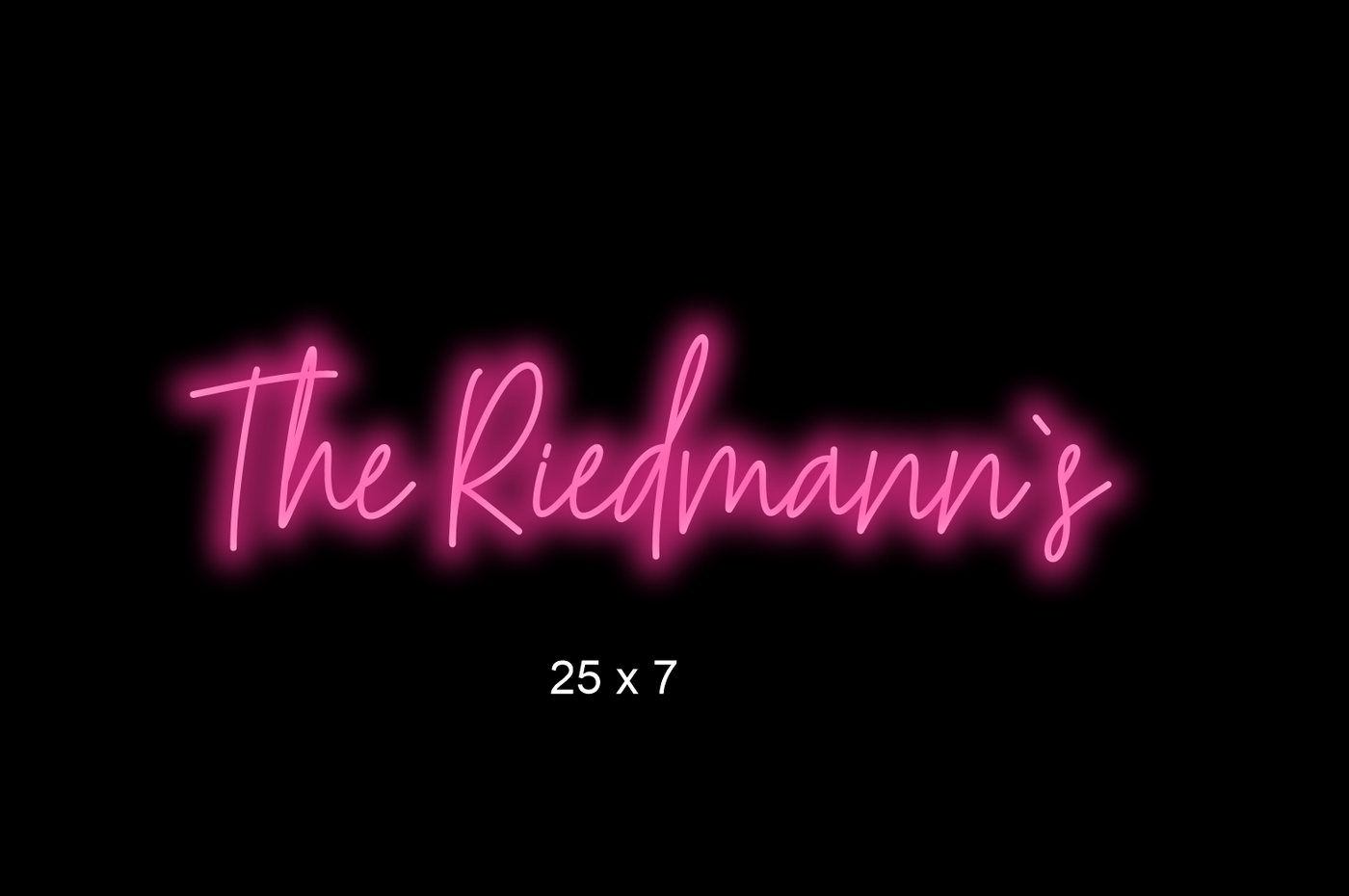 Custom Neon sign for Carl Riedmann
