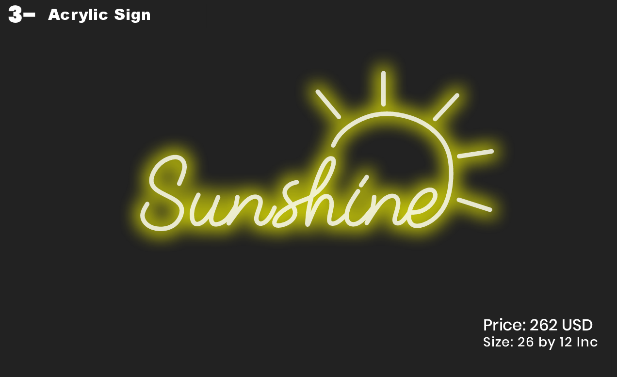 Custom sign for Sunshine Bobbi