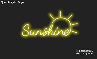 Custom sign for Sunshine Bobbi