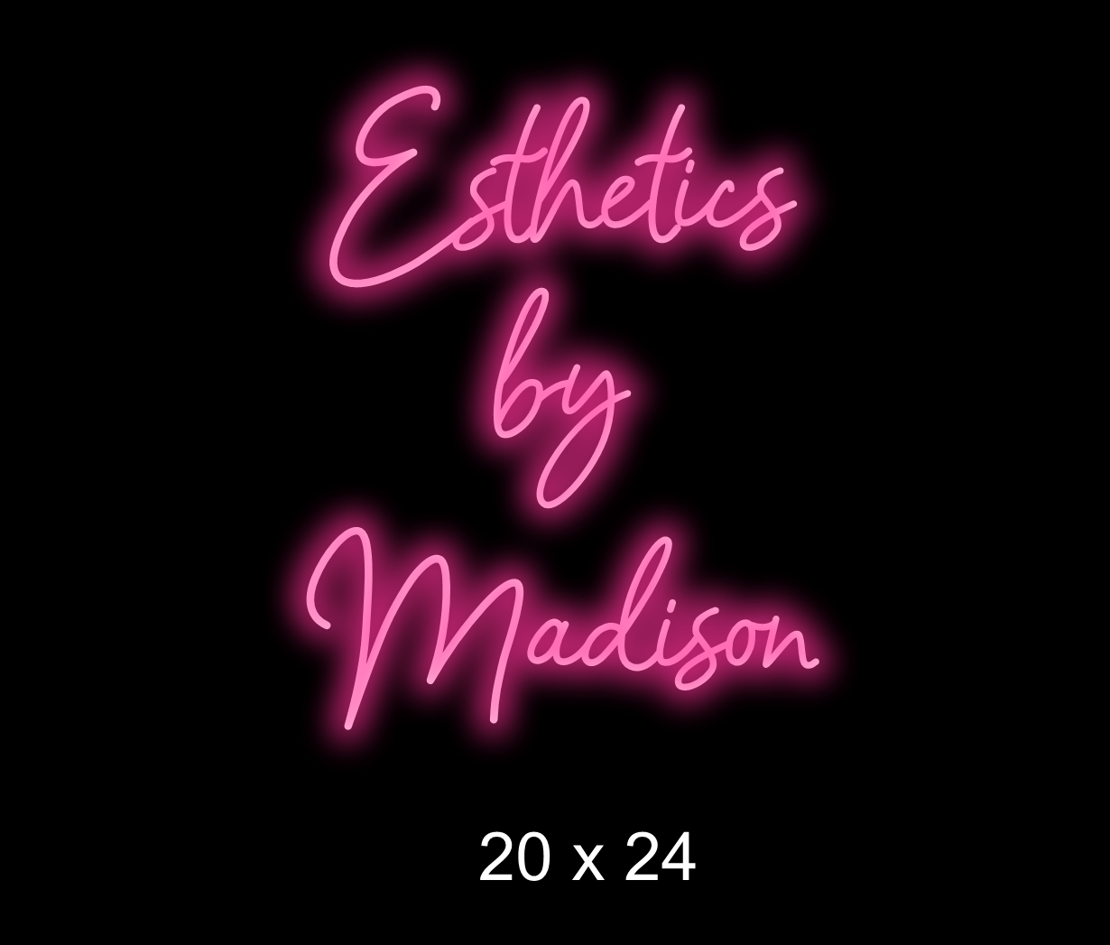 Custom Neon sign for A.P.S.