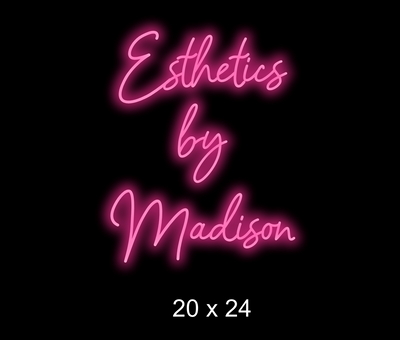 Custom Neon sign for A.P.S.