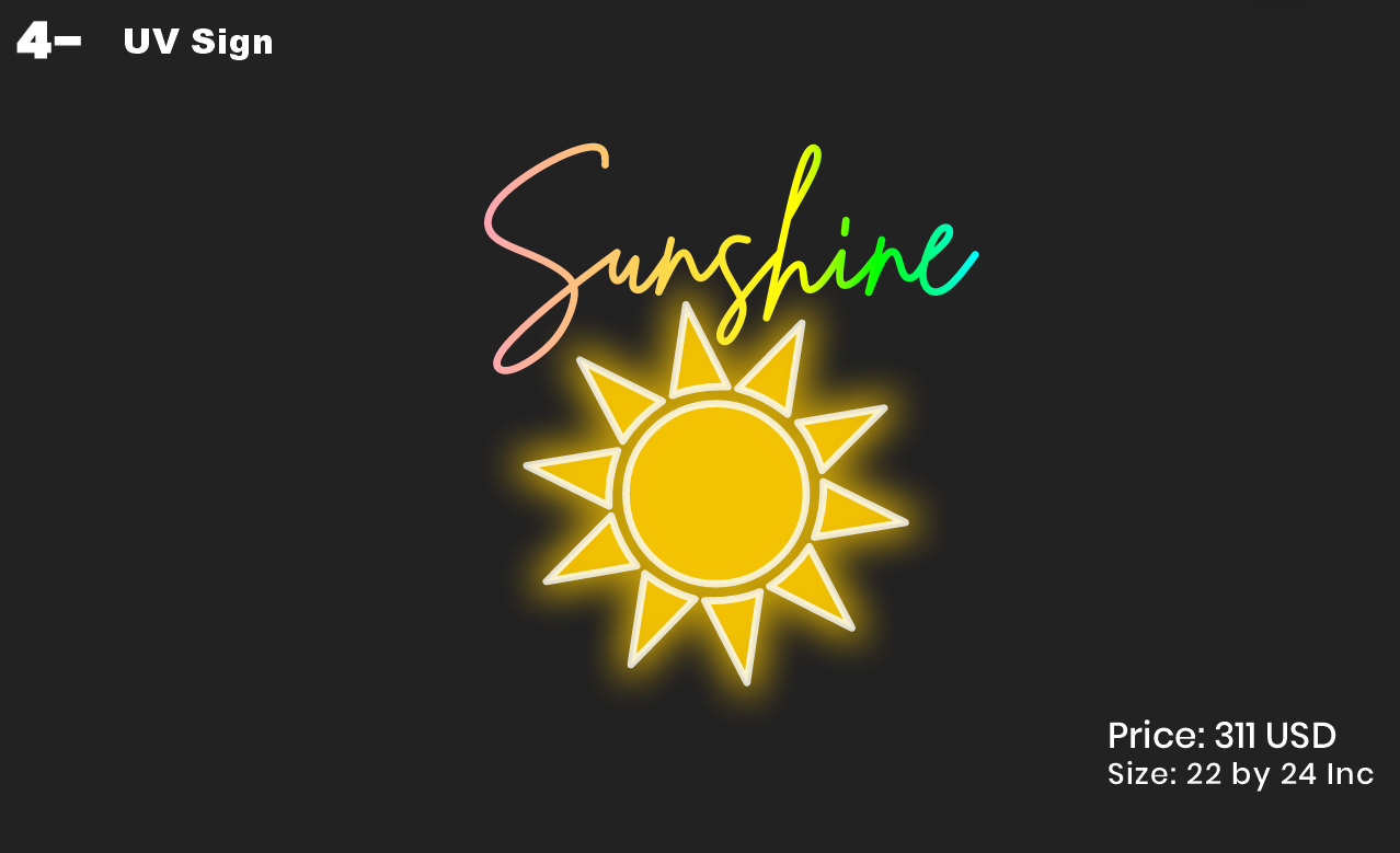 Custom sign for Sunshine Bobbi
