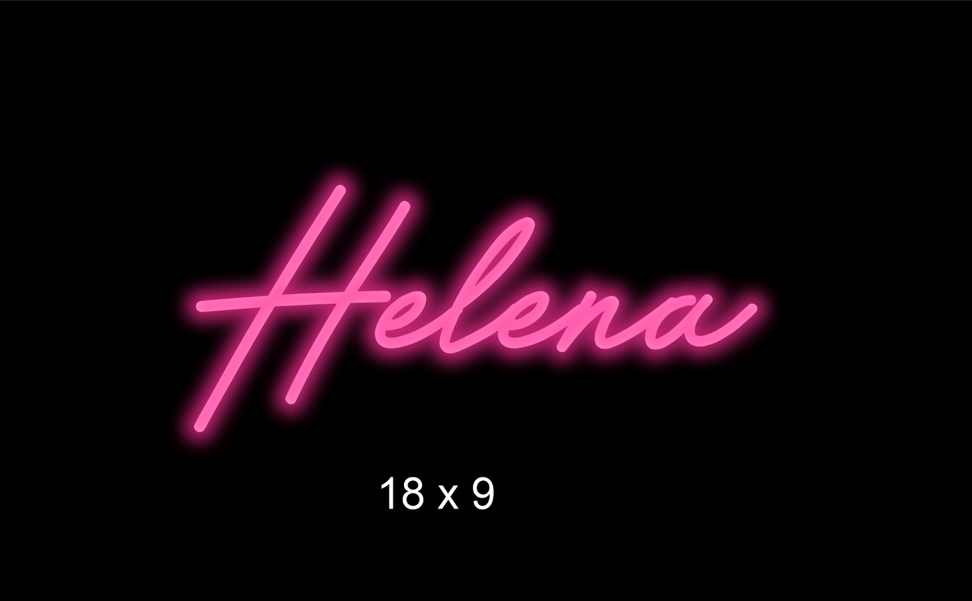 Custom Neon sign for Helena Tawil