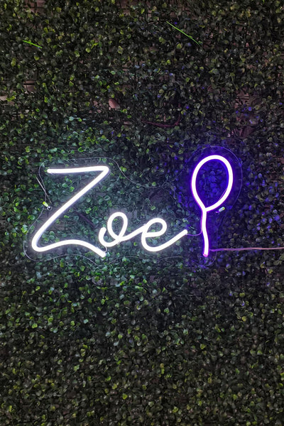 Zoe Name Neon sign by Neon.Outshine.