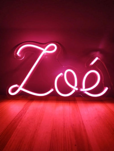Zoe Name Neon sign by Neon.Outshine.