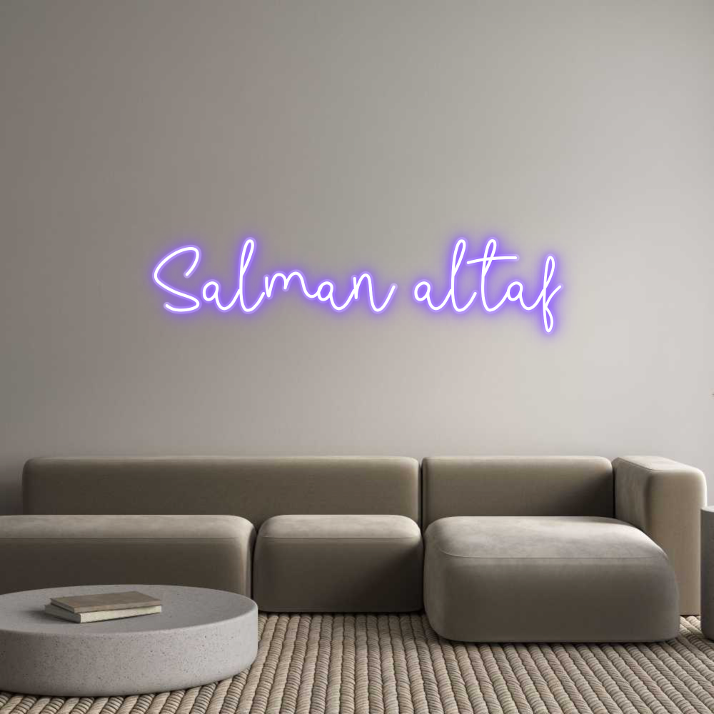 Custom Neon: Salman altaf