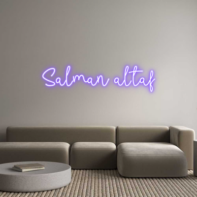 Custom Neon: Salman altaf