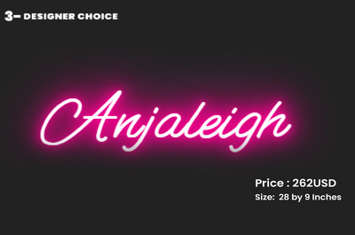 custom sign for Anjaleigh