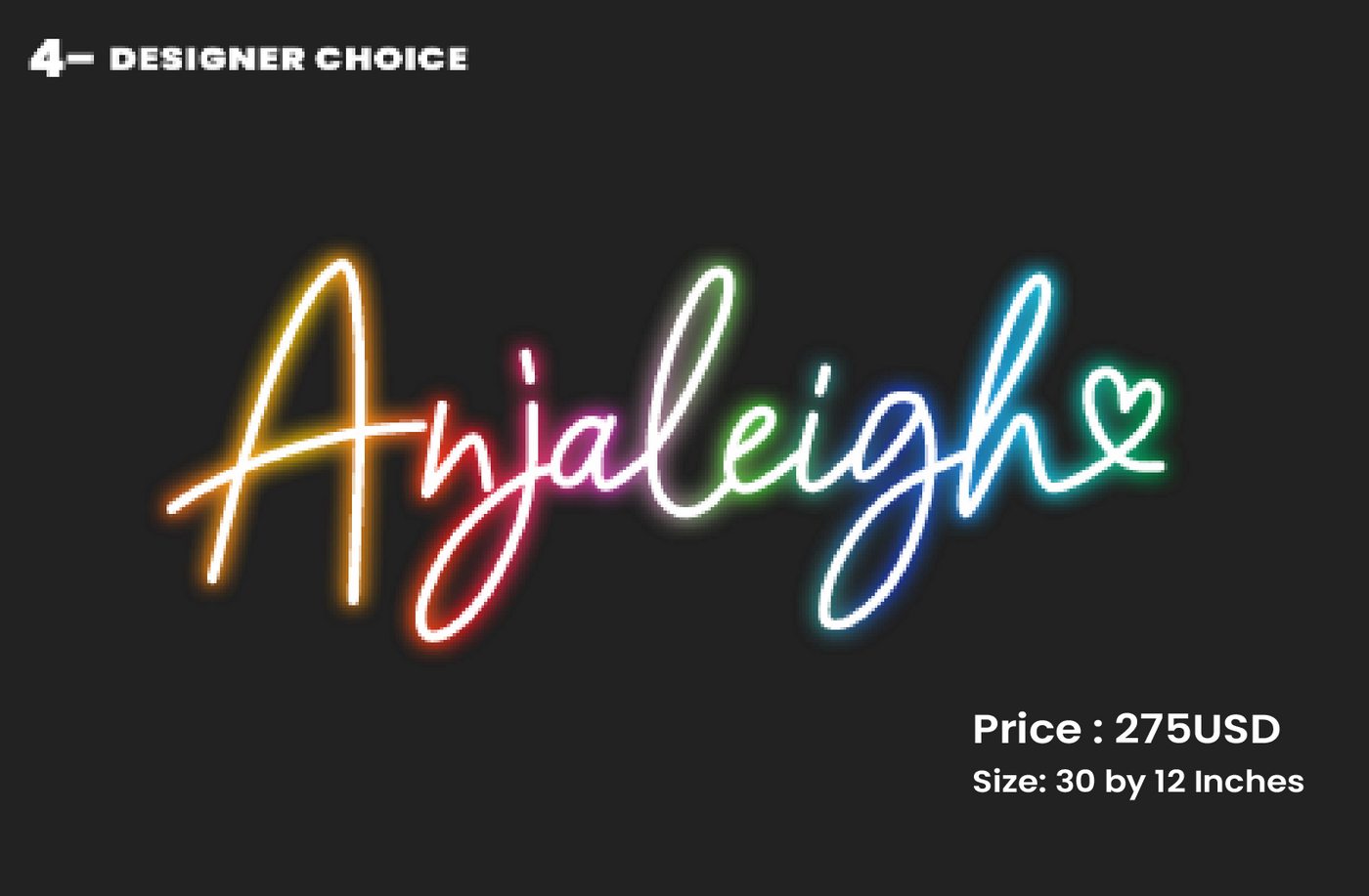 custom sign for Anjaleigh