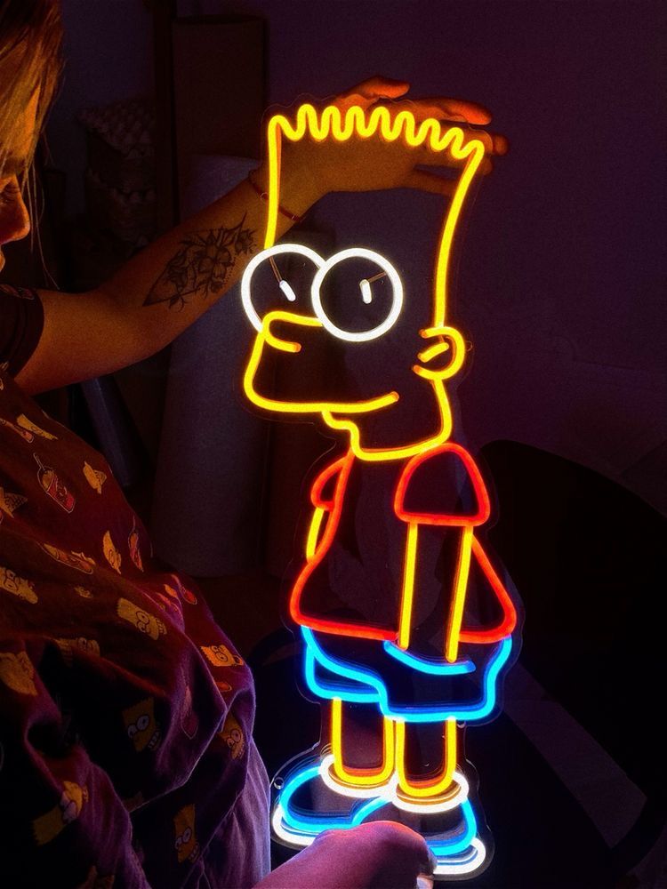 Bart Simpson Neon Sign Neon.Outshine