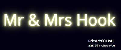 custom signs for Raeshel D.
