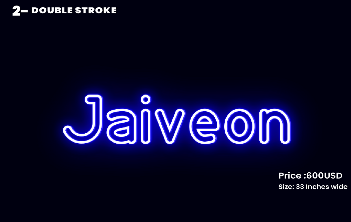 custom sign for Jaiveon.