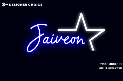 custom sign for Jaiveon.