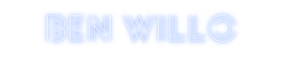 Custom Neon: Ben Willo