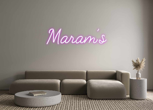 Custom Neon: Maram’s