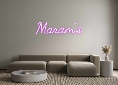 Custom Neon: Maram’s