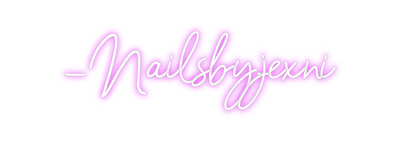 Custom Neon: _Nailsby.jexni