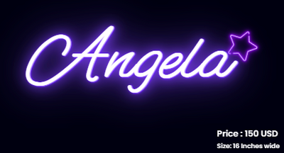 custom signs for Angela