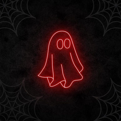 Ghost Neon Sign for Halloween