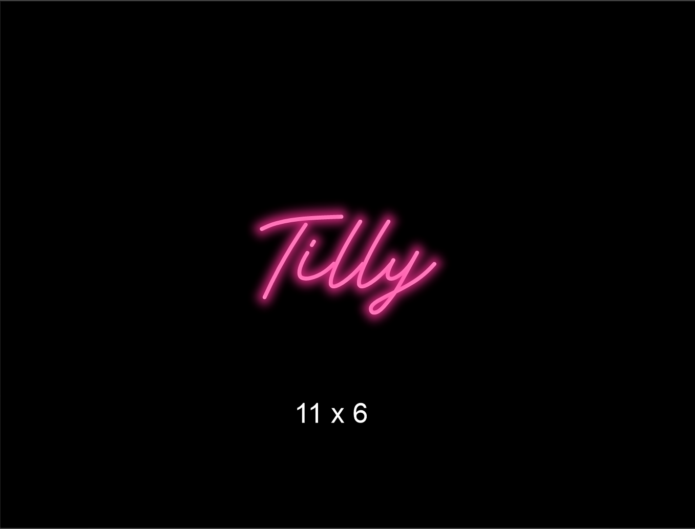 Custom Neon sign for Rachel Longthorpe