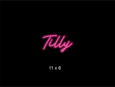 Custom Neon sign for Rachel Longthorpe