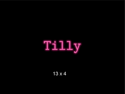 Custom Neon sign for Rachel Longthorpe