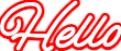 Custom Neon: Hello
