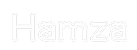 Custom Neon: Hamza