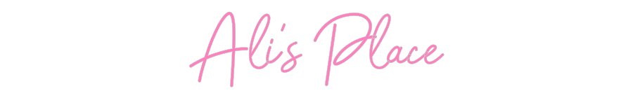 Custom Neon: Ali’s Place