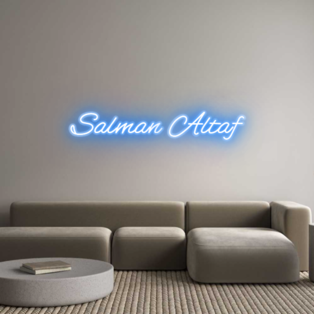 Custom Neon: Salman Altaf