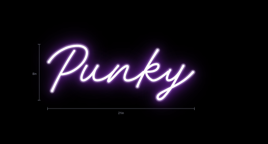 custom sign for Silvia Campbell – Neon.Outshine