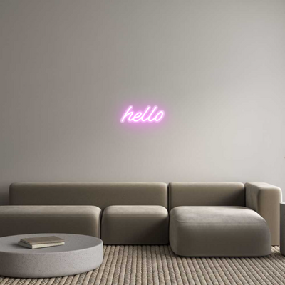 Custom Neon: hello