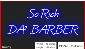 Custom Neon for G Johnson