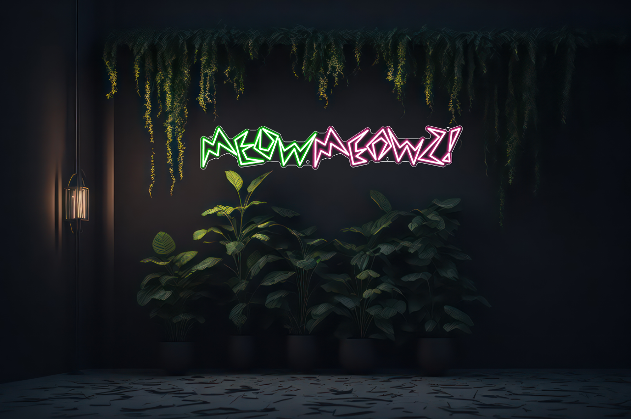 Custom Neon for MeowMeowz Pasadena