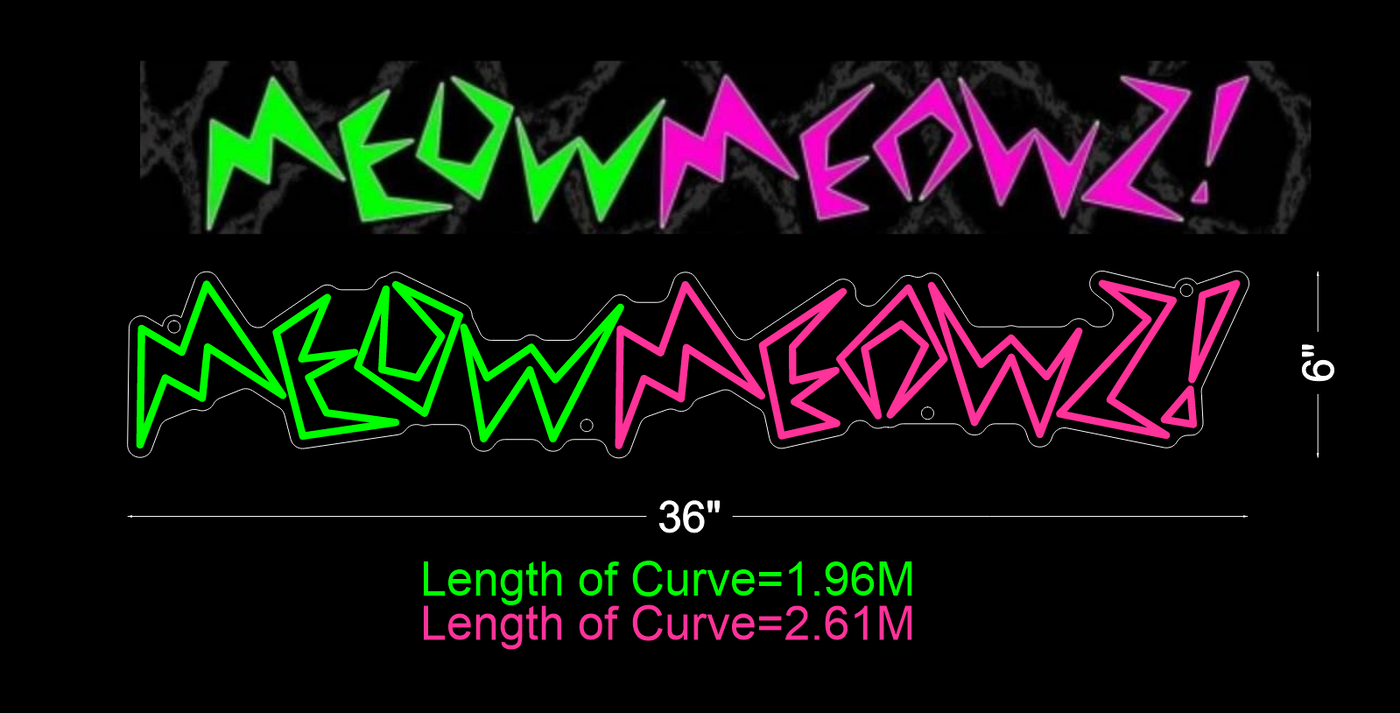 Custom Neon for MeowMeowz Pasadena