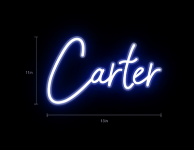 custom sign for Carter