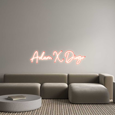 Custom Neon: Adam X Diogo